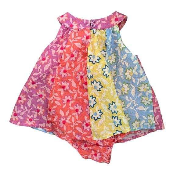 New Lilt Colorblock Floral Dress 12M - Picture 3 of 4